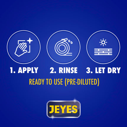 Jeyes Fluid Ready-To-Use Outdoor Cleaner and Disinfectant for Paths, Patios, Driveways and Pet Housing, Blue, 4 Litre, Packing May Vary.