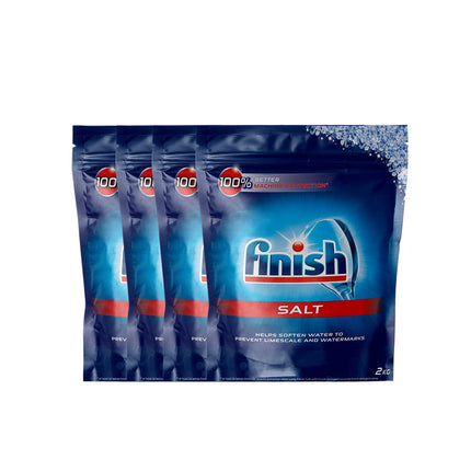 Finish Dishwasher Salt - 2 kg (Pack of 4)
