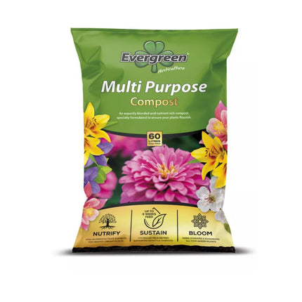Evergreen Horticultural Multipurpose Compost 60L