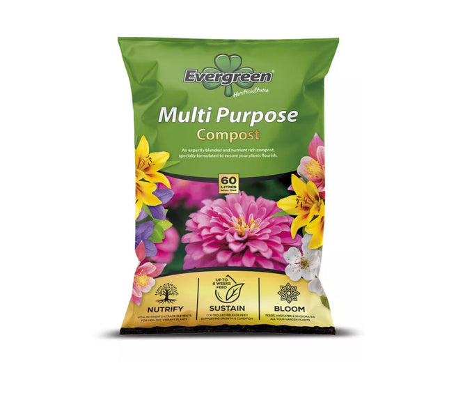 Evergreen Horticultural Multipurpose Compost 60L