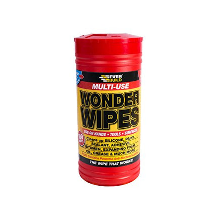 Everbuild Wonder Wipes 100 Wipes (Pack of 6)