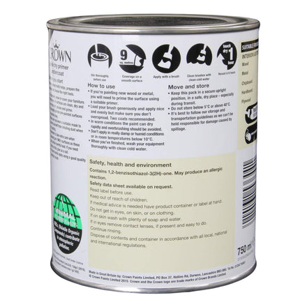 Crown Retail QD Undercoat White 0.75 L