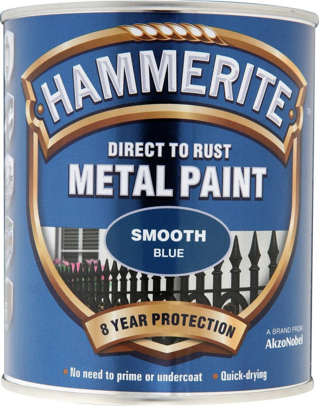 Hammerite Metal Paint Smooth 750ml Blue (826042)