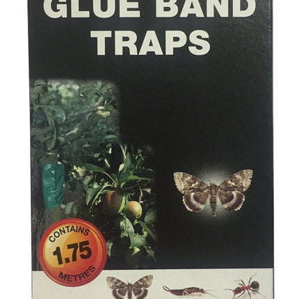 Rentokil FIG01 Insect Glue Band Traps - Black