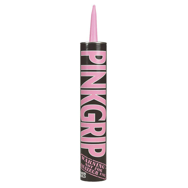 Everbuild Pinkgrip Direct Bond Adhesive 350Ml Tube x 6 Tubes