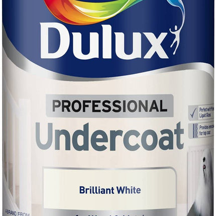 Dulux Professional Undercoat 750ml Brilliant White