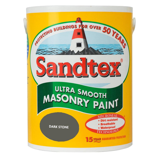 Sandtex Dark Stone External Smooth Masonry Paint 5L