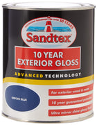 Sandtex Retail 10 Year Exterior Gloss Oxford Blue 0.75 L