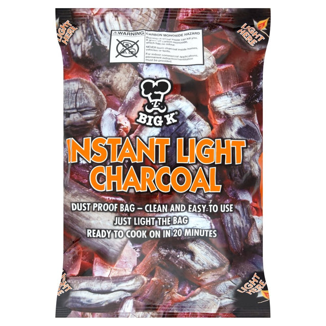 Big K Instant Light Charcoal, 1 kg