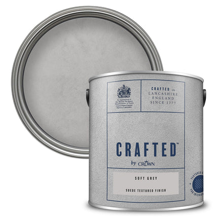 CROWN Crafted Suede Textured Soft Grey 2.5L