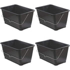 LG Harris Multipurpose Plastic Black Professional Paint Scuttle 15 Litre Tray (4 Scuttles)