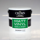 Crown Trade Vinyl Matt Magnolia 2.5L