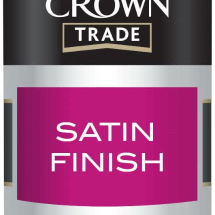 Crown Trade Satin Finish White 5L