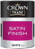 Crown Trade Satin Finish White 5L