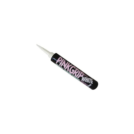 Everbuild EVBWHITEGRIP 350 ml Pinkgrip Solvent Free Cartridge Adhesive - White 12