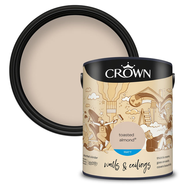 Crown Retail Core Emulsion Matt Toasted Almond 5 L