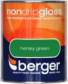 Berger Non Drip Gloss 750ml Henley Green