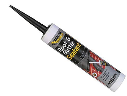 Everbuild - Roof & Gutter Sealant Black 310ml - EVBROOFBL