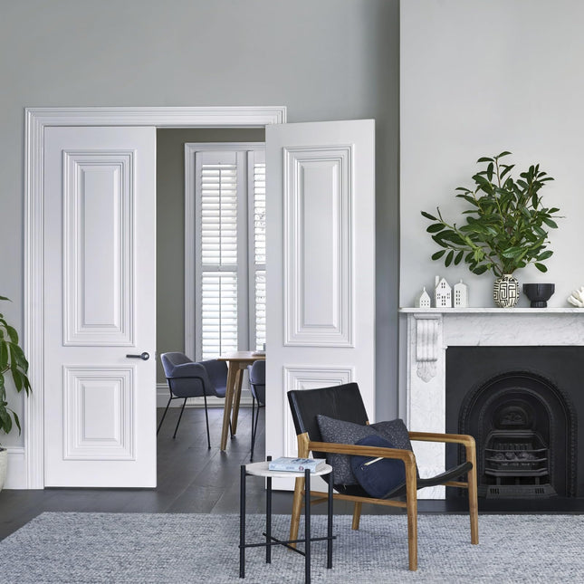 SDMAX 151 Coatings Pack Of 2 White High Gloss Non-Drip Paint 180ml Tin For Interior Exterior Wood Metal Concrete