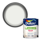 Dulux Quick Dry Gloss Paint - White Cotton - 750ML