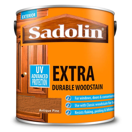 Sadolin 2.5 Litre Extra Durable Woodstain Antique Pine