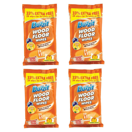 96 Laminate And Wood Floor Wipes Clean & Shine Lemon Fresh