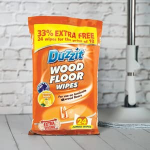 96 Laminate And Wood Floor Wipes Clean & Shine Lemon Fresh