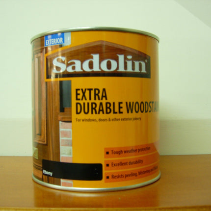 Sadolin Extra Durable Woodstain Ebony 1L
