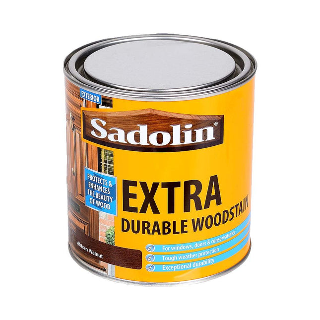 Sadolin EXTRA WOODSTAIN (YELLOW TIN) 1lt - African Walnut
