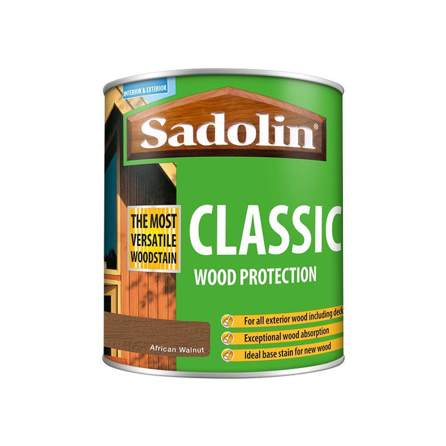 Sadolin Classic Wood Protection 1 litre - African Walnut