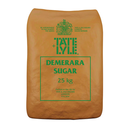 Tate and Lyle Fairtrade Demerara Sugar 25 kg