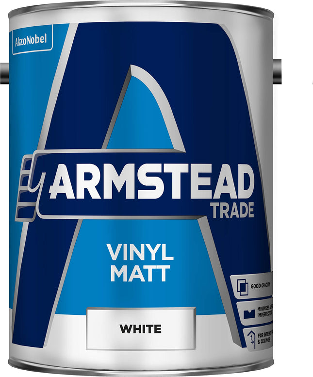 Armstead Trade Vinyl Matt White 5 litres