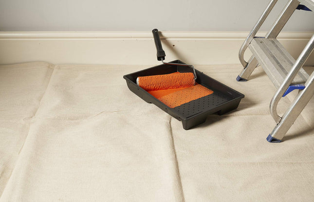 Hamilton Prestige Polyurethene Backed Cotton Dust Sheet 12x9ft (3.65x2.75m) Pack of 1