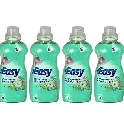 Easy Aloe Vera Liquid Laundry Detergent 750ml Pack of 4