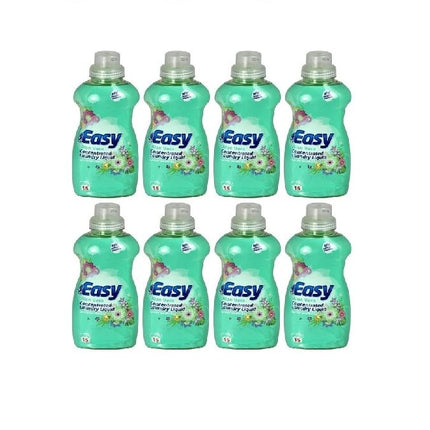 Easy Aloe Vera Liquid Laundry Detergent 750ml Pack of 8