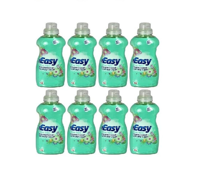 Easy Aloe Vera Liquid Laundry Detergent 750ml Pack of 8