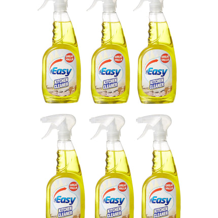 Easy Kitchen Cleaner Trigger Spray 750ml Pack of 6
