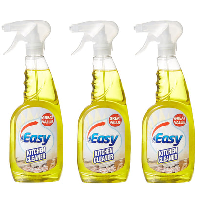 Easy Kitchen Cleaner Trigger Spray 750ml Pack of 3