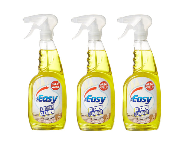 Easy Kitchen Cleaner Trigger Spray 750ml Pack of 3