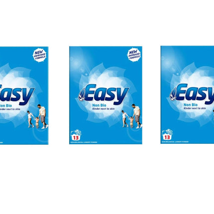 Easy Non Bio Washing Powder Detergent Kinder Next To Skin 13 Wash 884g Pack of 3