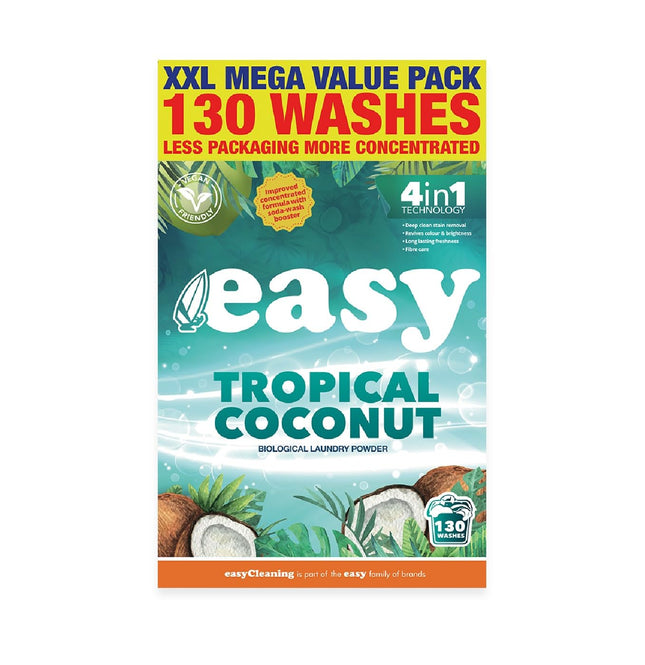 Easy Washing Powder Tropical Coconut 6.5kg 130 Washes