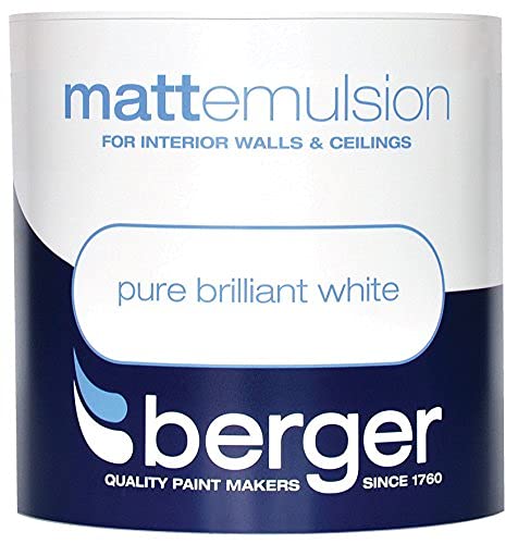 Berger Vinyl Matt 1L Pure Brilliant White