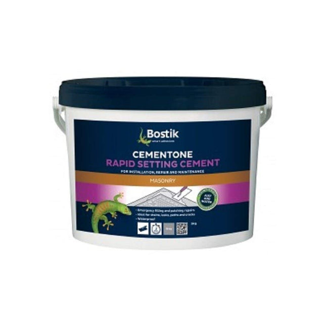 2 x BOSTIK 2.5kg Cementone rapid fast setting repair cement quick drying concrete