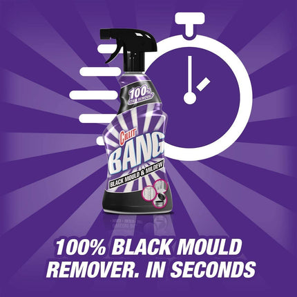Cilit Bang Power Cleaner Black Mould Remover Spray - Removes Mildew and Dirt Pack of 6 (750ml each)