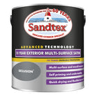 Sandtex 10 Year Multi Surface Satin Paint 2.5l Seclusion