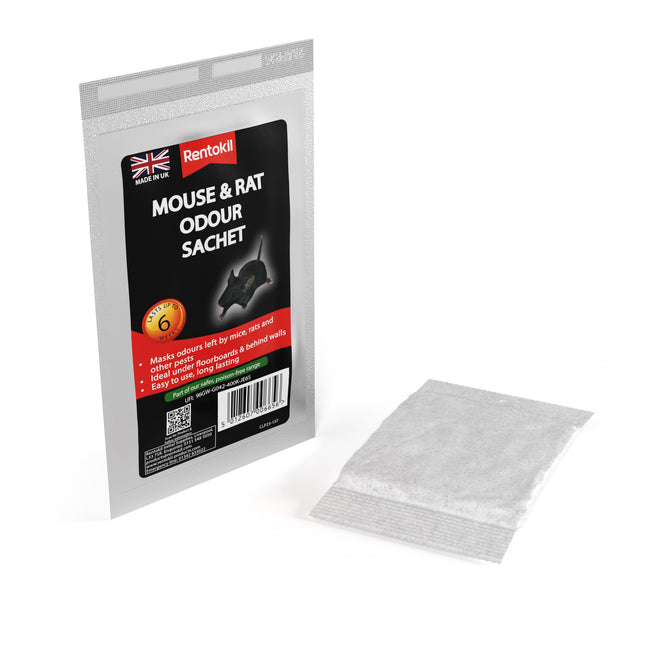 Rentokil FM24 Mouse and Rat Odour Sachets, Black
