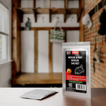 Rentokil FM24 Mouse and Rat Odour Sachets, Black