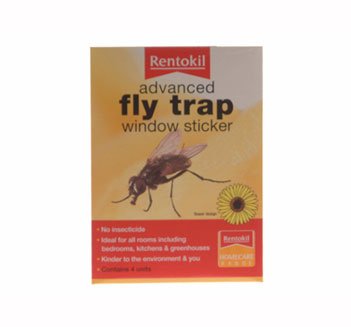 Rentokil Window Fly Traps - Pack of 4