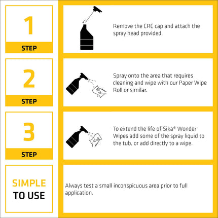 Sika Wonder Wipes Ready To Use Multi-Use Spray, 1 Litre