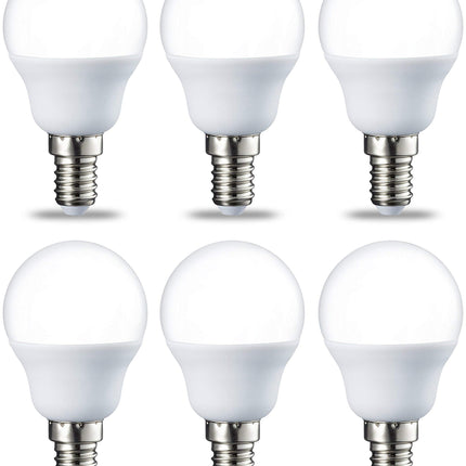 Cambridge Lifestyle Pack of 5 LED 5.5W Light Bulbs Small Edison Screw E14 Equivalent to 40W Incandescent SES E14 Bulb 470 LM,3000K Warm White, SES Golf Energy Saving Lightbulbs,Non-dimmable